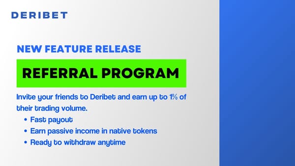 New Feature Release: Referral Program